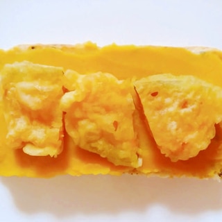 薩摩芋と南瓜の天ぷらのトースト